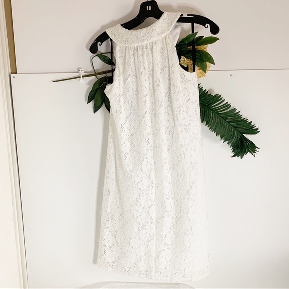 Laundry by Design Women's  White Eyelet Summer Dress! S/P - Picture 8 of 14